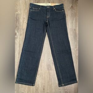 Land’s End Low-Rise Straight Leg Blue Denim Jeans 31